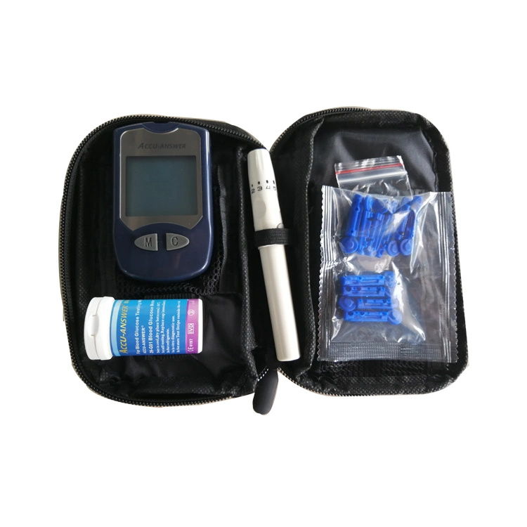 Portable Bluetooth Transmission Less Blood Fast Speed Home Diabetes Blood Glucose Monitor Glucometer