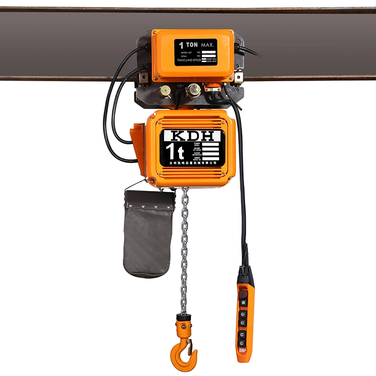 High quality/High cost performance  Electric Hoist with Remote Control 1-5 Ton Running Type Construction Machinery