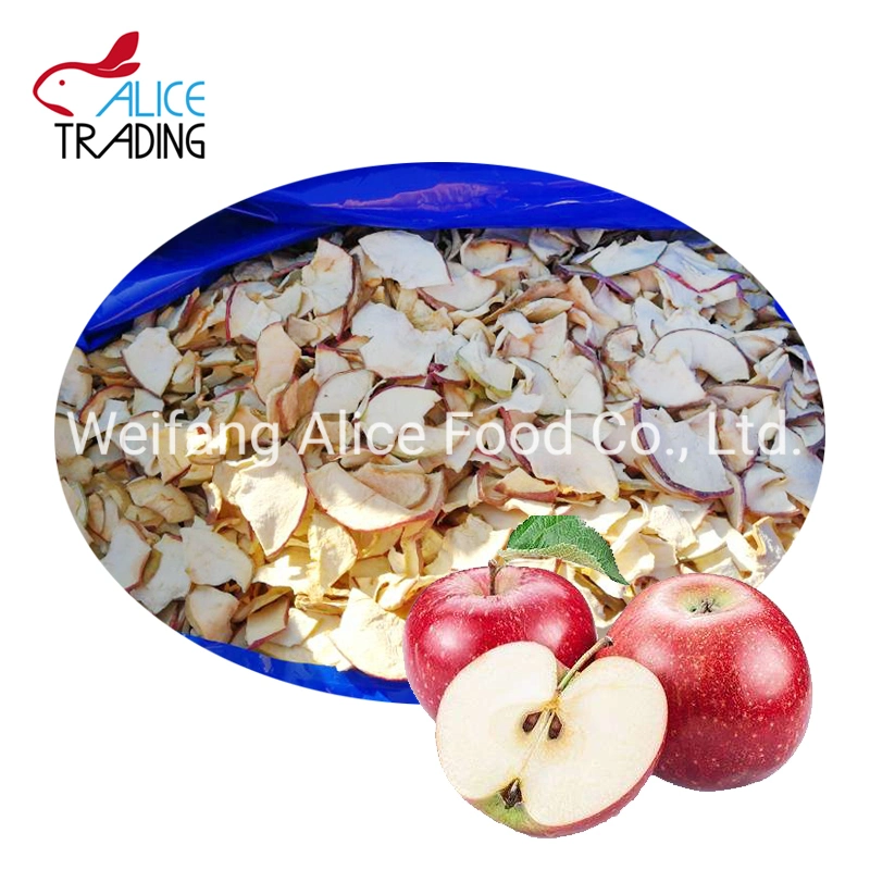 Bulk Packing Halal Kosher Certificated No Sugar Pure Natural Dried Apple Slice