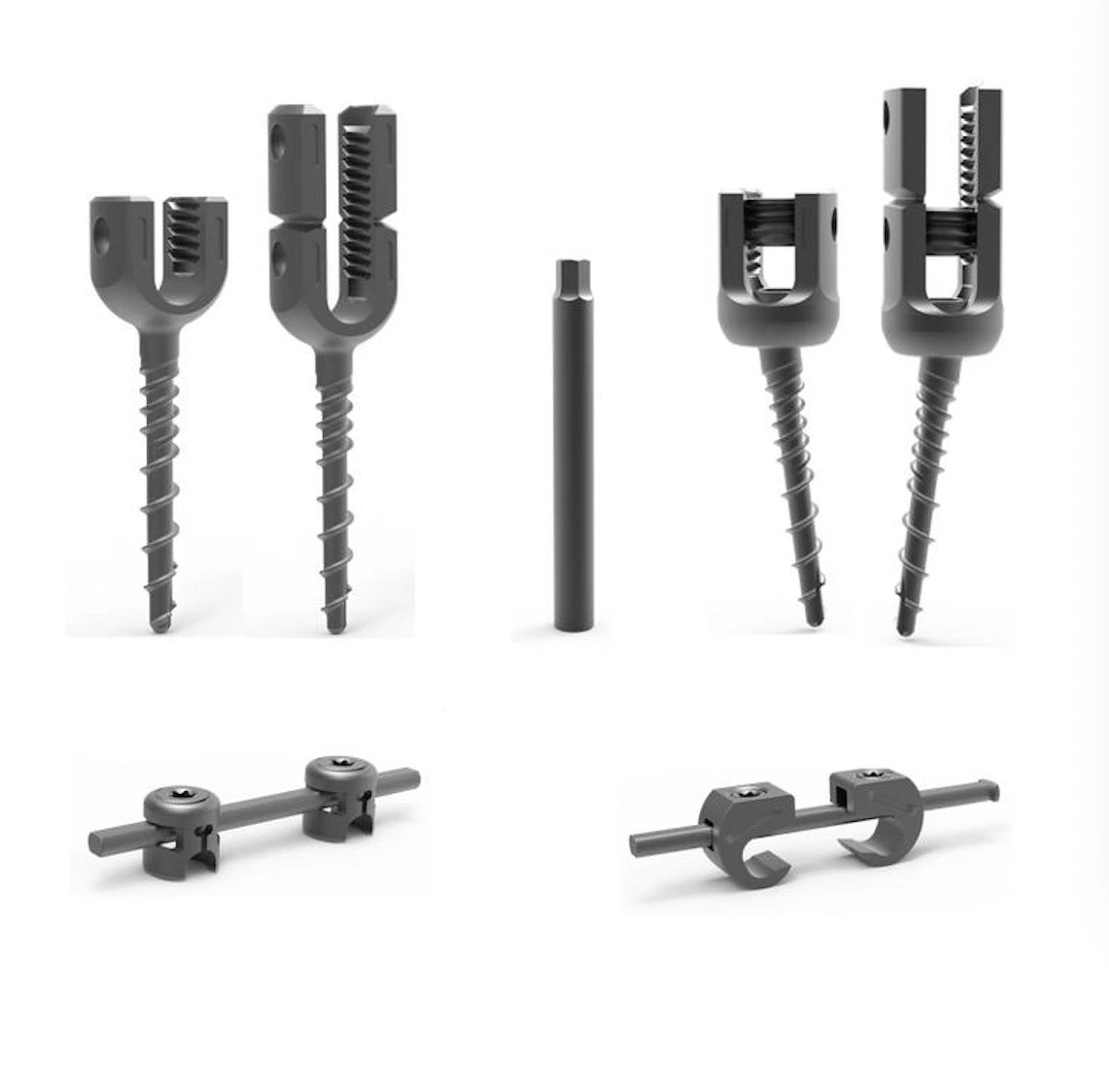 Titanium Pedicle Screws, Medical Spine Orthopedic Screw, Spine Instruments Pedicle Screw