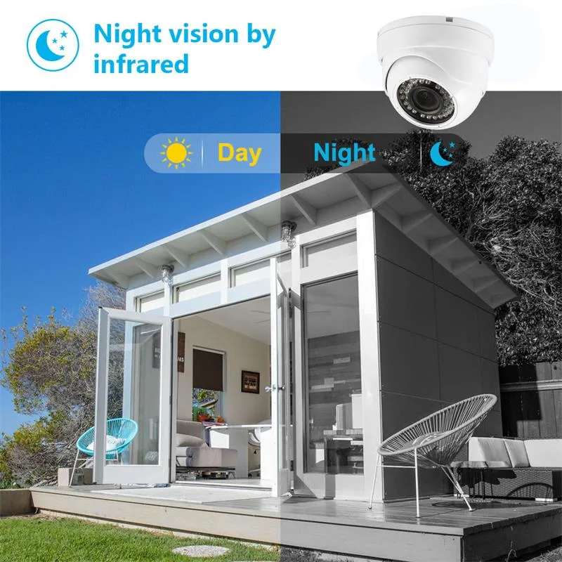 CCTV Camera Dome 4.0MP Ahd High-Resolution Security Camera