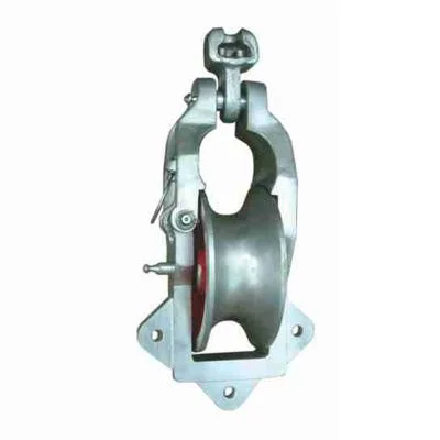 Universal Steel Stringing Block Aluminum Single Hanging Universal Pulley