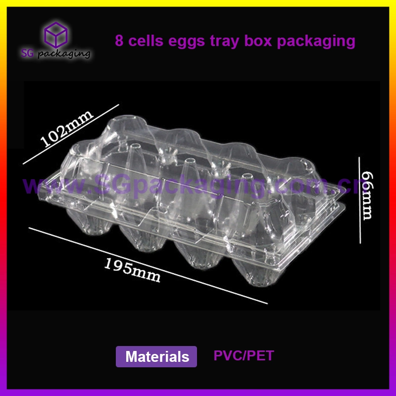 8 Cells Egg Tray Box Packaging