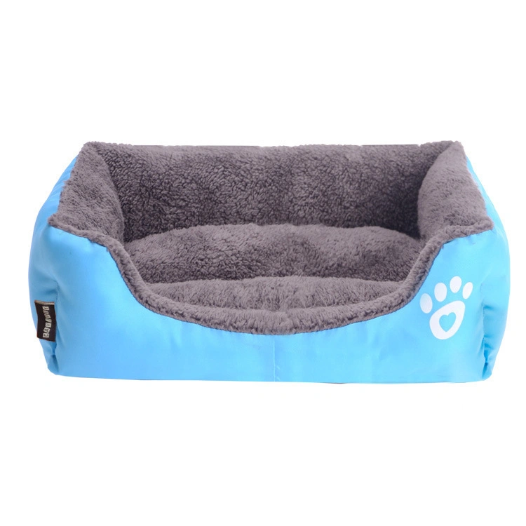 Custom Waterproof Washable Best Round Non-Slip Fluffy Pet Bed