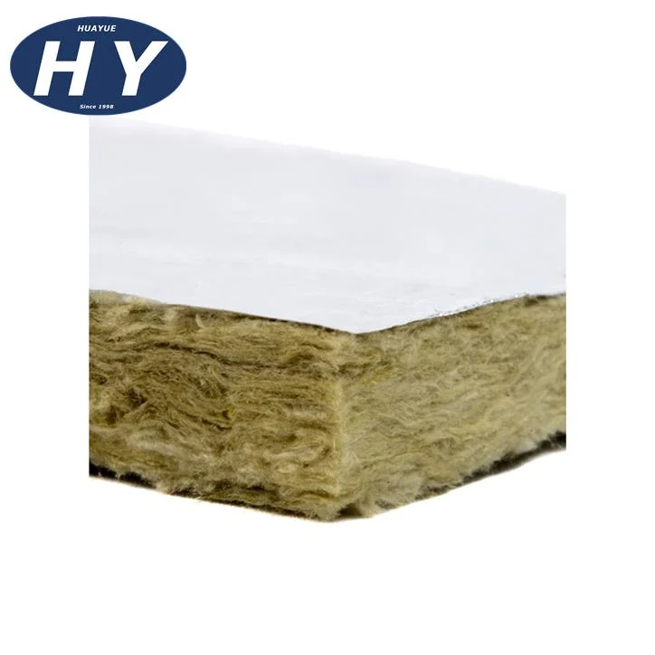 Waterproof Fireproof Aluminum Foil Rock Wool Board for Sound Absorption Noise Reduction