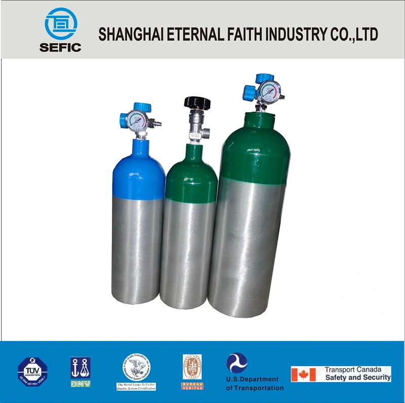 Hot Product High Pressure 2-80L Aluminum Cylinders for Industrial/Medical/ Household