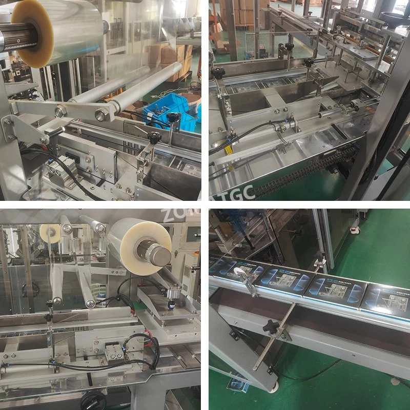 Automatic Perfume Box BOPP Film Overwrapping Cellophane Wrapping Machine Forcigarette Film Packaging Overwrapping Machine