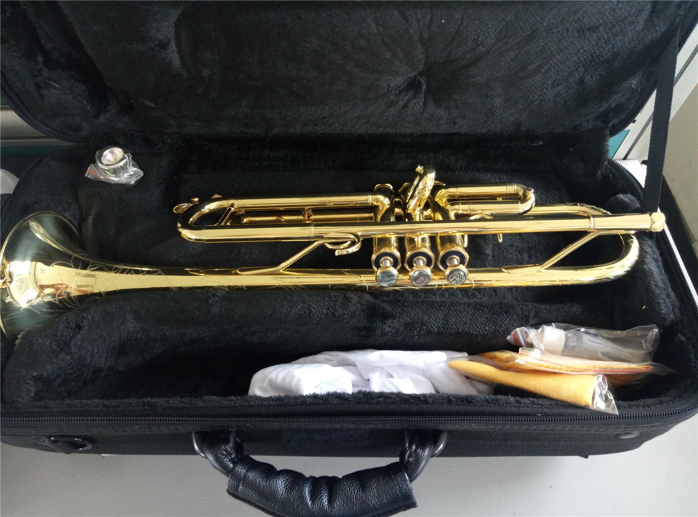 Trompeta de artesanía de tono /Bb /Laca Oro