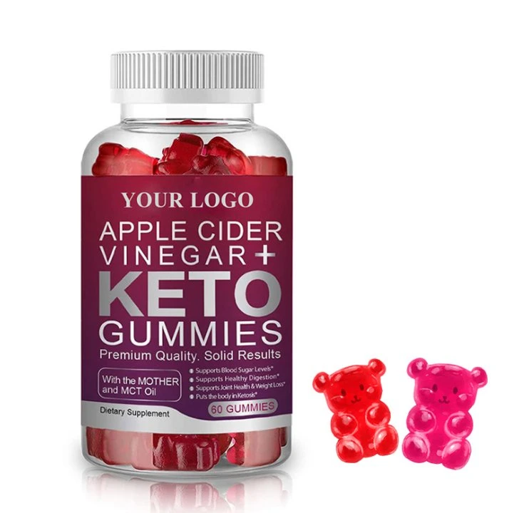 Private Label Apple Cider Vinegar Gummy Plus Keto Fat Burner & Weight Loss Candy Diet Supplement