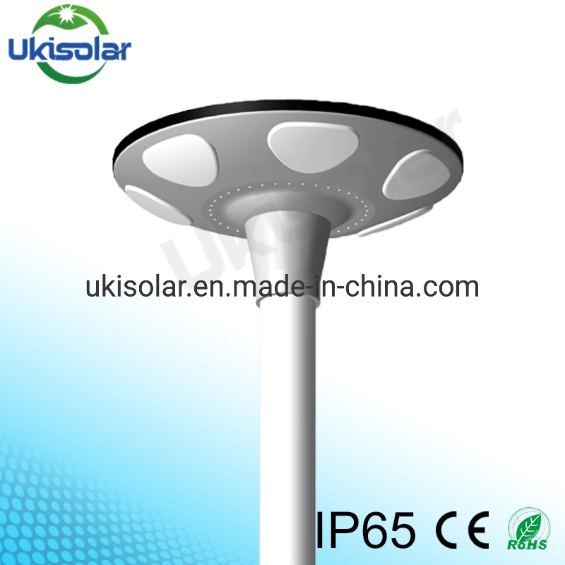 Ukisolar 20W 30W 60W High Lumen LED Unique UFO Shaped Solar Outdoor Garden Lighting Lamp