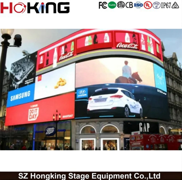 500*500mm Outdoor P4.81 LED Sign Video Walls Waterproof Advertising Display