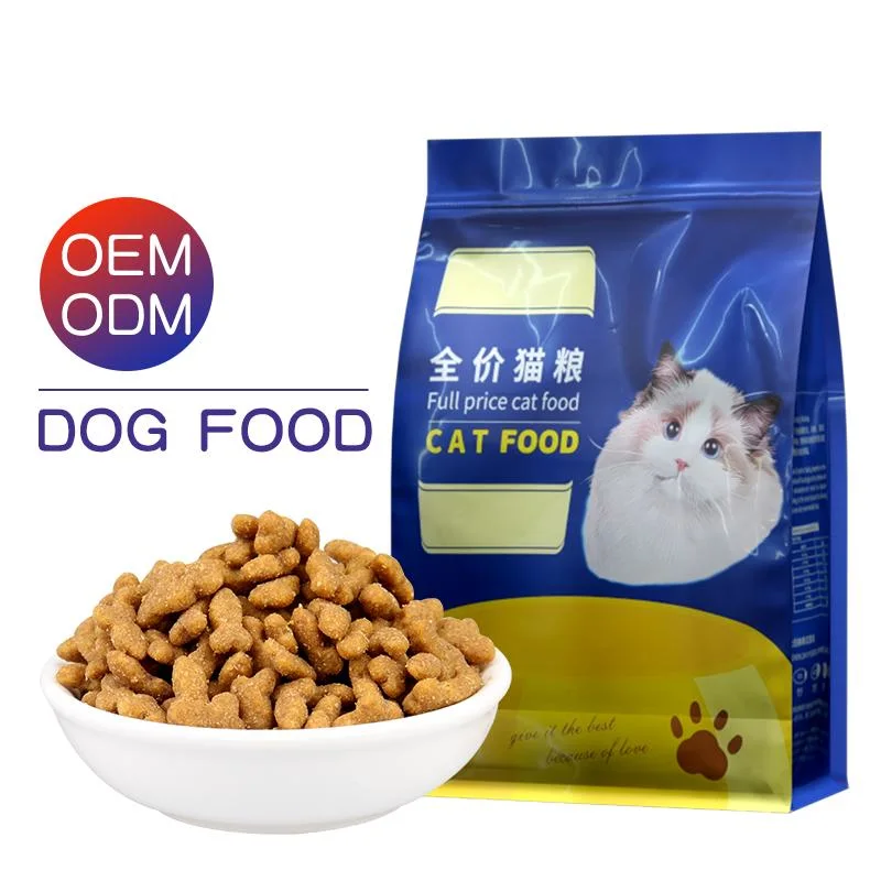 OEM Cat Food Factory High Nutrition Star Shape mehrere Geschmacksrichtungen Bulk Dry Cat Food Kann Gefrorenes Huhn Mischen