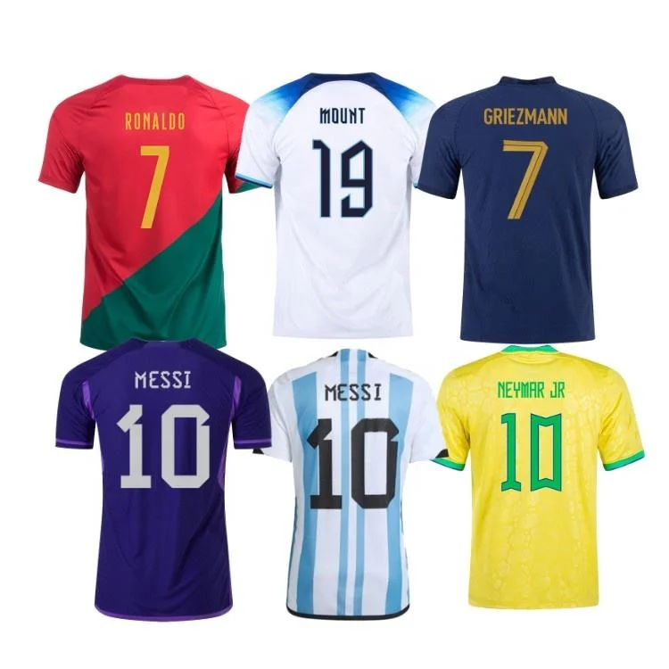Promotion Gift High Quality National Team Soccer Shirt Football Jersey