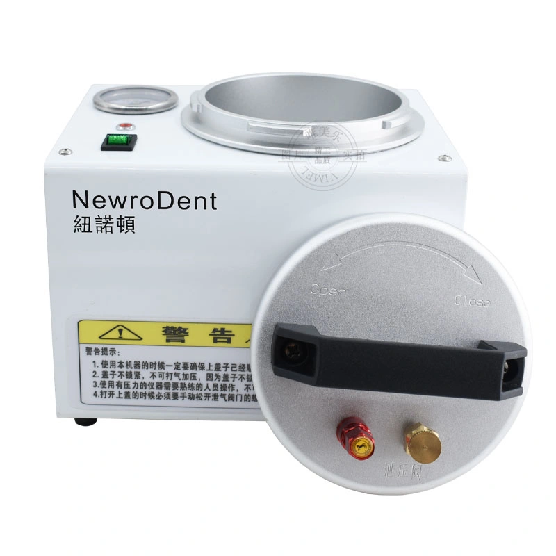 Portable Dental Equipment Newrodent Air Pressure Polymerizer Injection Molding Machine with Pump