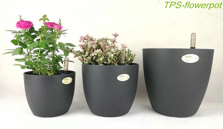 Automatic Water Absorbing Flower Pot with Water Level Gauge