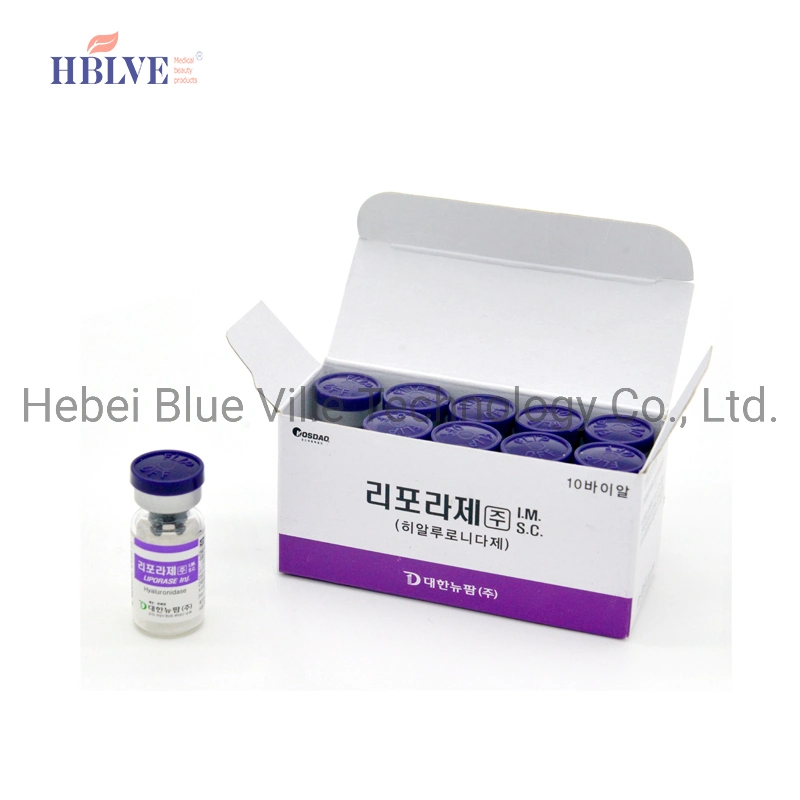 Factory Direct Sale Korea Hyaluronic Acid Lyase Skin Care Products Hyaluronidase Liporase