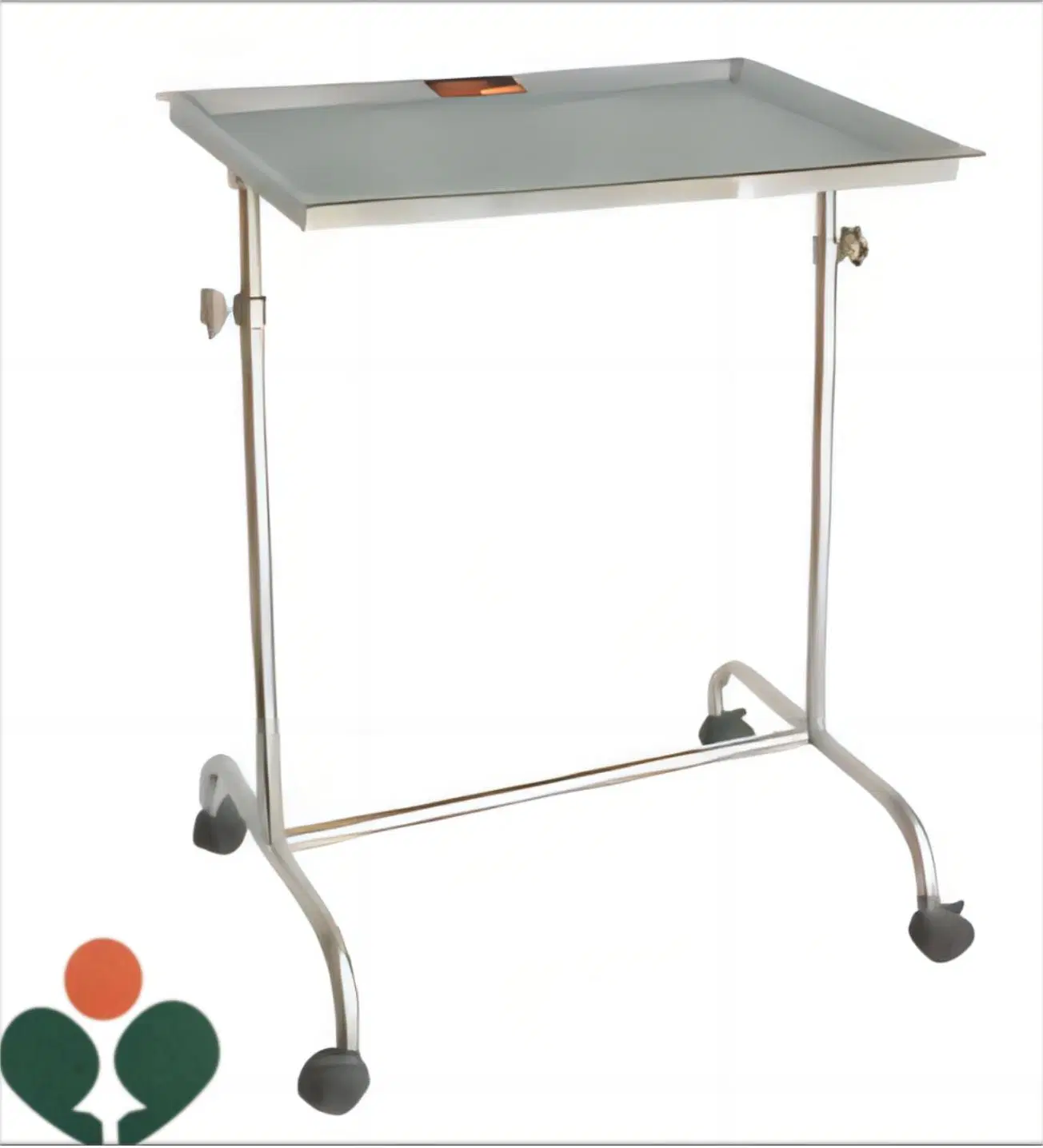 Carrinho de emergência para tabuleiro de instrumentos em aço inoxidável Trolley II Hospital Equipamento