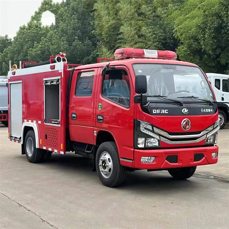 Good Price 2000 Liter 2m3 Water Tank Dongfeng Fire Fighting Truck