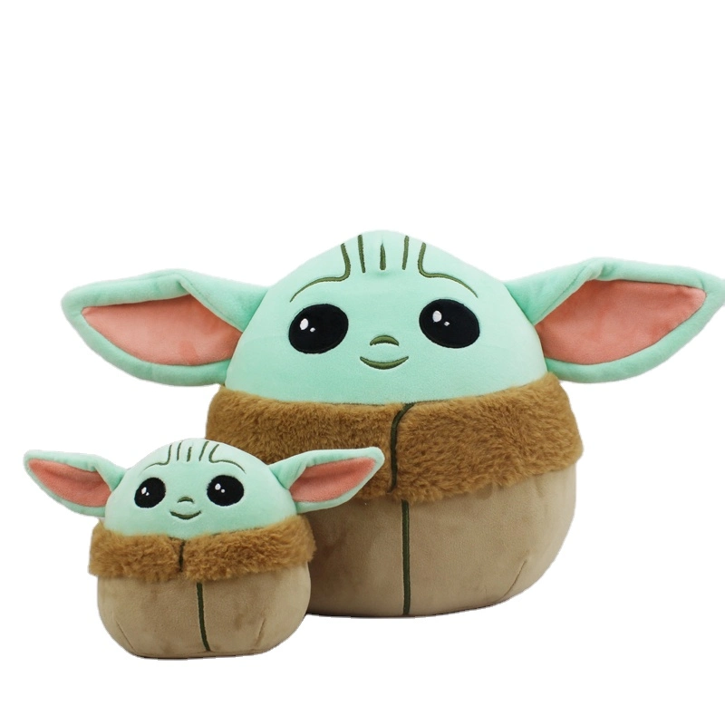 2022 Mignons Nouveaux Jouets en Peluche Douce Bébé Yoda Pendentif Doux Rembourré Porte-clés Yoda