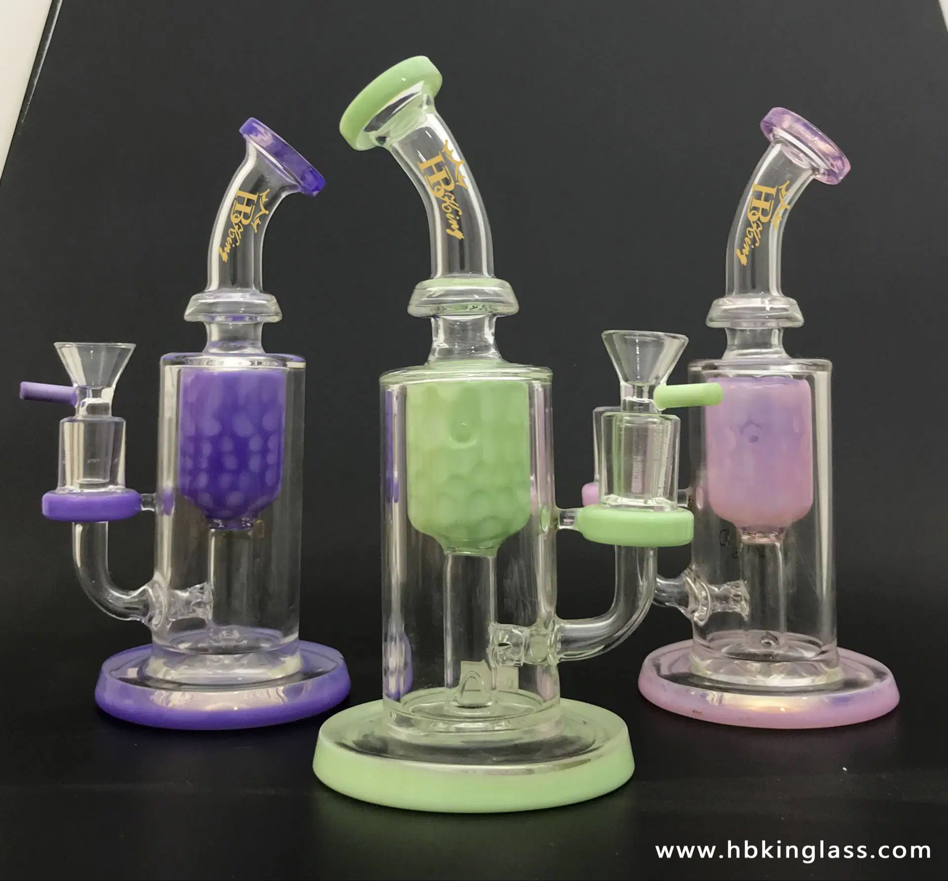 China Manufacturer New Heady DAB Rig Glass Water Pipe, Diamond Glass Wholesale/Supplier Recycler Glass Smoking Pipe