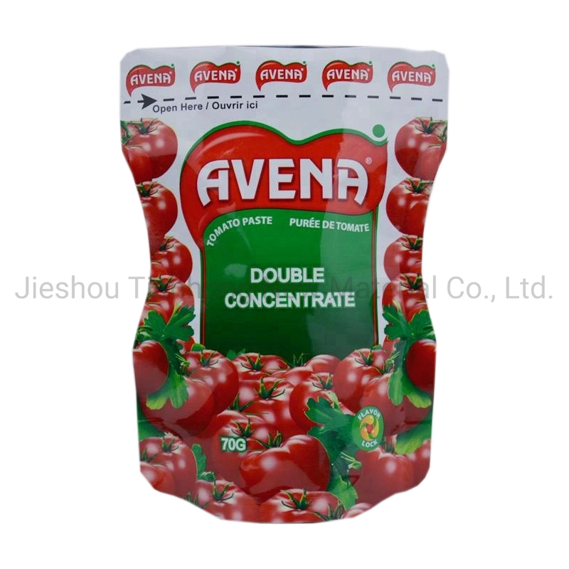 Stand up Sachet Tomato Paste Bag Plastic Laminating Aluminum Foil Ketchup Bags