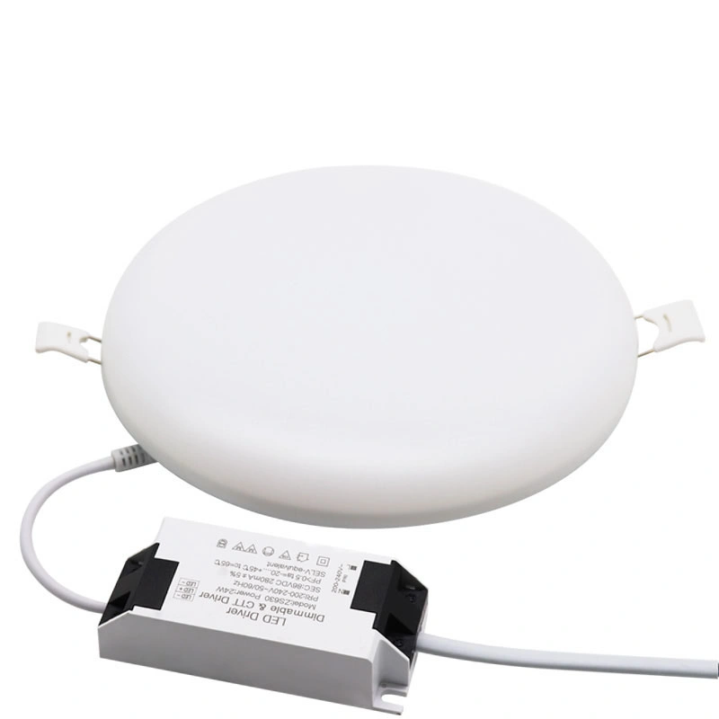 China Lighting Factory Price Ce RoHS Saso 24 Watt SMD2835 Round Lamp 24W LED Ceiling Panel Light Surface