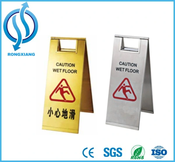 Plastic A Shape Printable Traffic Warning Floor Sign