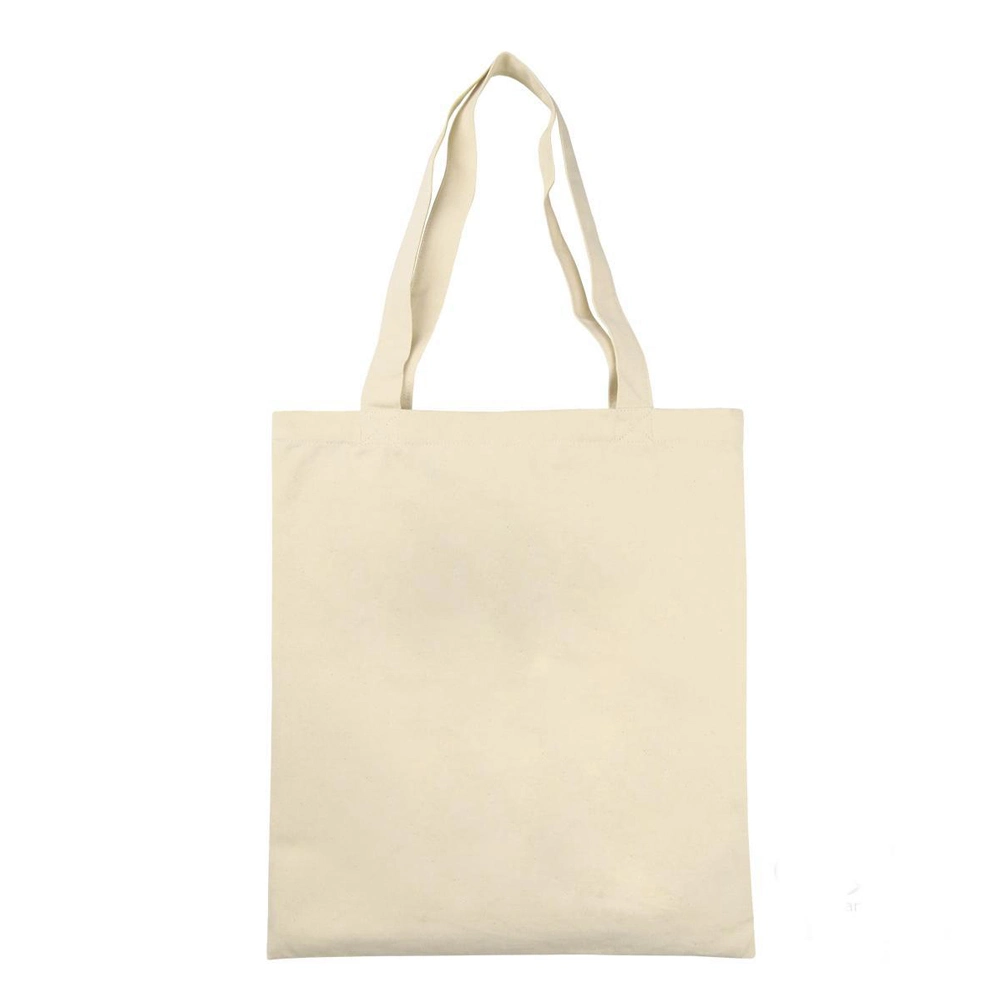 Qingdao Factory Gots Oeko-Tex 100 Heat Transfer Different Gram Weight Free Design Long and Short Handle Organic Cotton Cancavs Bag for Shopping