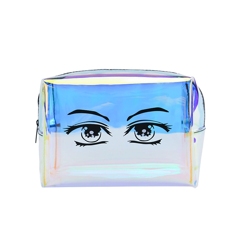 Phintory Laser TPU transparente wasserdichte Kosmetiktasche