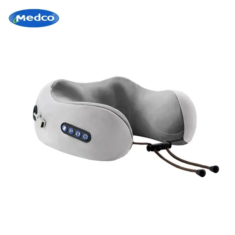 High quality/High cost performance  Portable Memory Cotton Electric Multi-Functional U-Shaped Neck Massager Travel Pillow