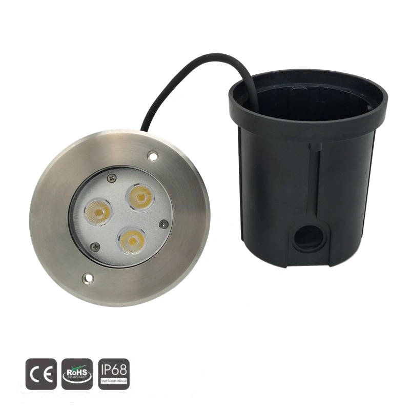 3X3w 12/24V IP68 an der Wand befestigtes LED Unterwasserlicht