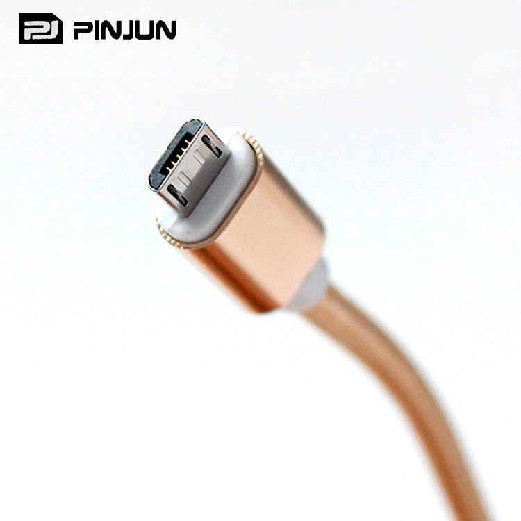 Synchronisation de données USB tressé en nylon 18 W, 20 W, à charge rapide, PD Câble USB micro de type C pour iPhone Samsung