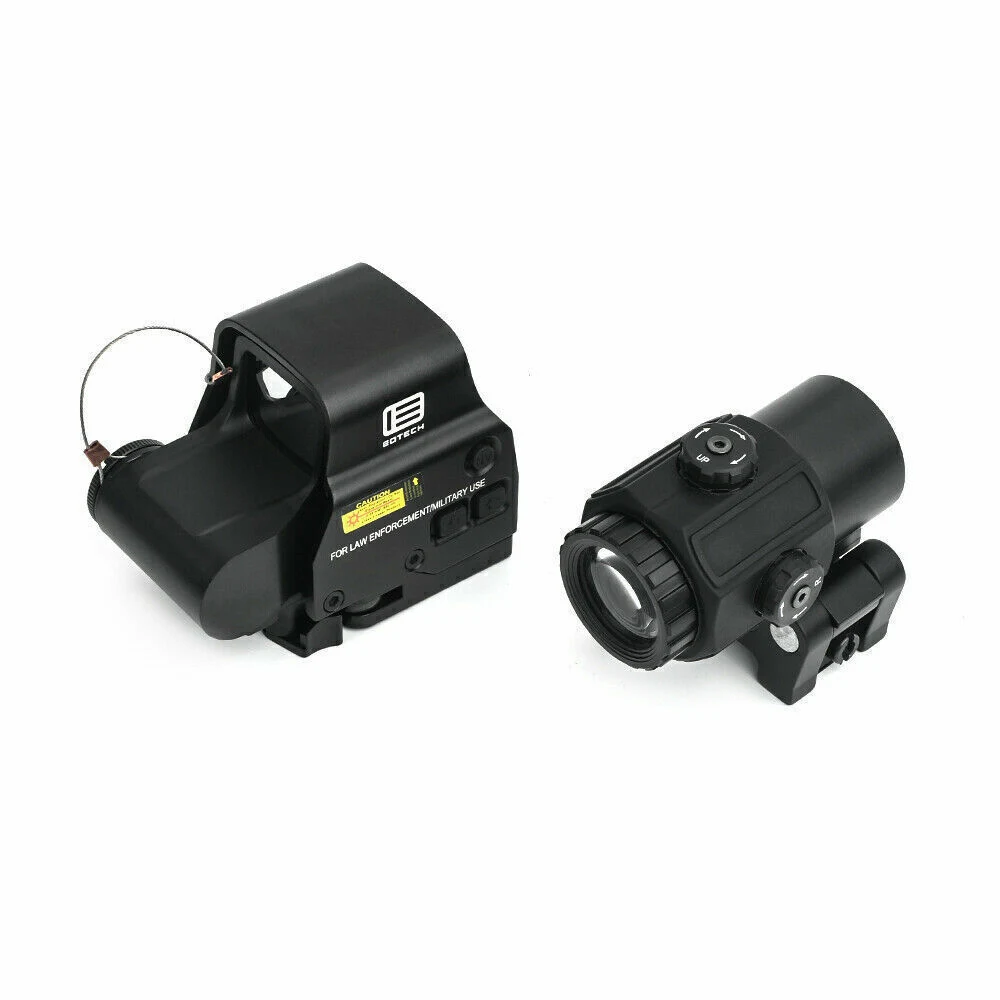 Hhs II Holographic Hybrid Sight with G43 3X Sight Magnifier with Switch to Side Qd Mount 558 Red Green DOT Exps3-2