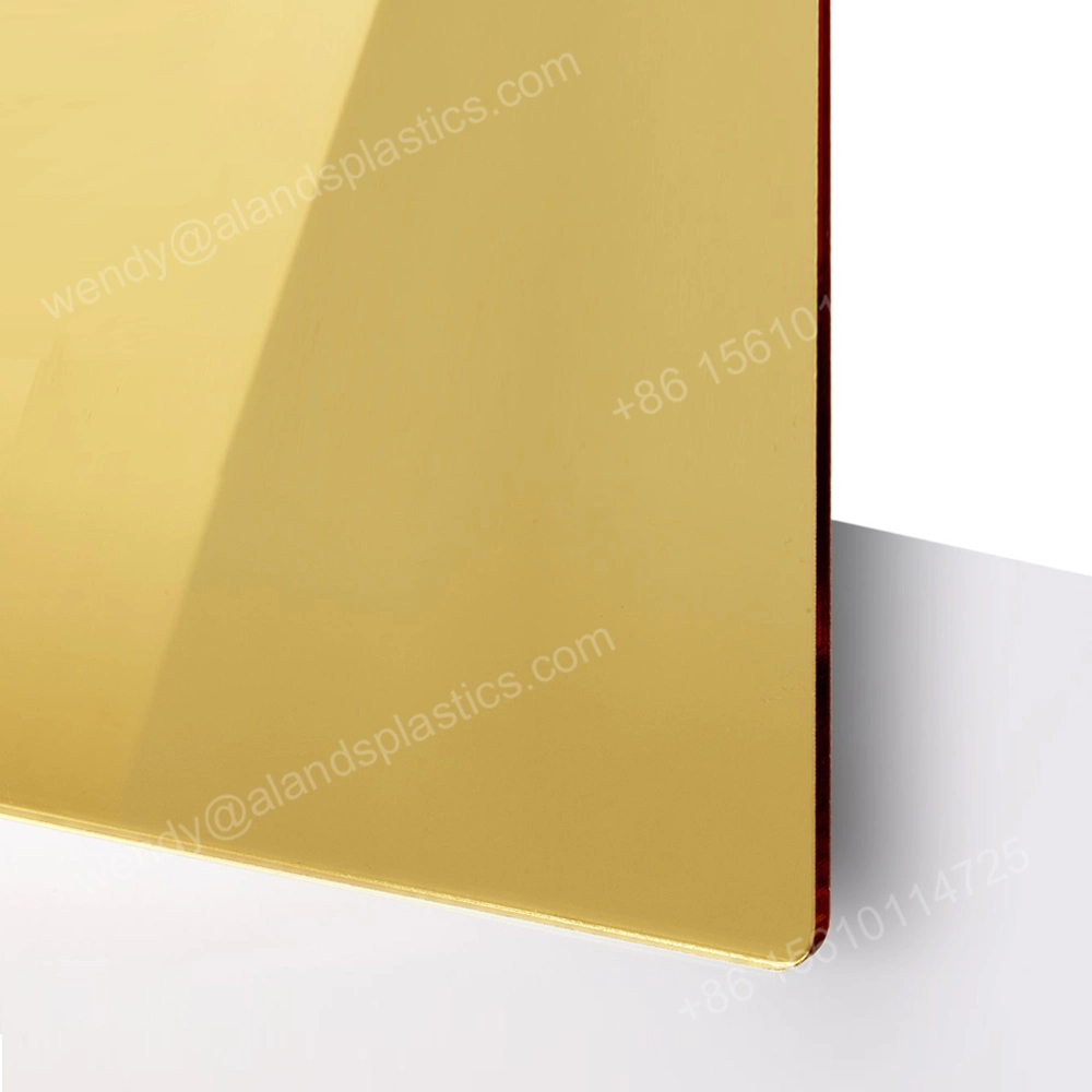 Professional Manufacturer Advertising 3mm 4*6 Gold Pleksi Acrylic Mirror Sheet Acrylic Mirror Sheet