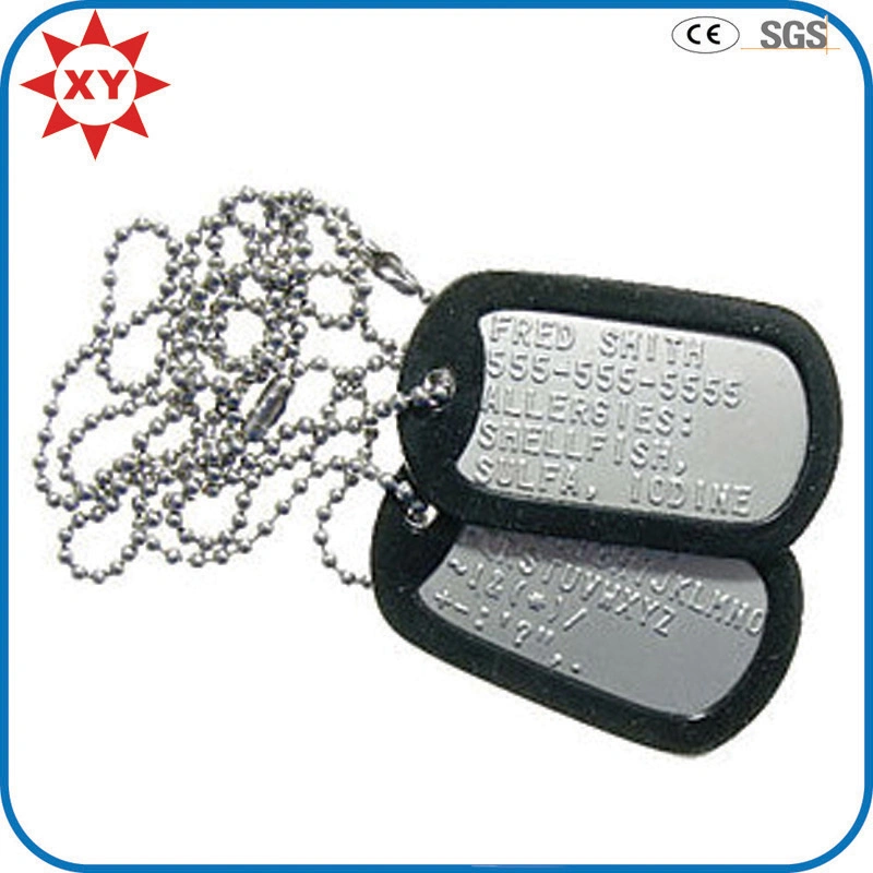 2015 High quality/High cost performance  Custom Army Dog Tags Chain for Sale