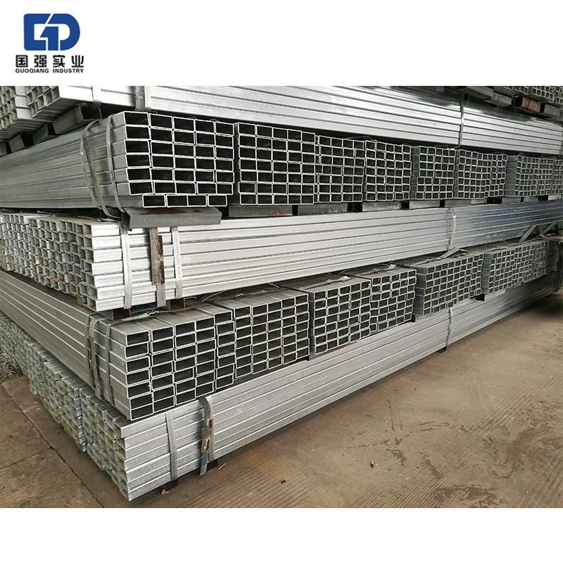 Galvanized Thin Wall Square Hollow Section Rectangular Steel Tubing