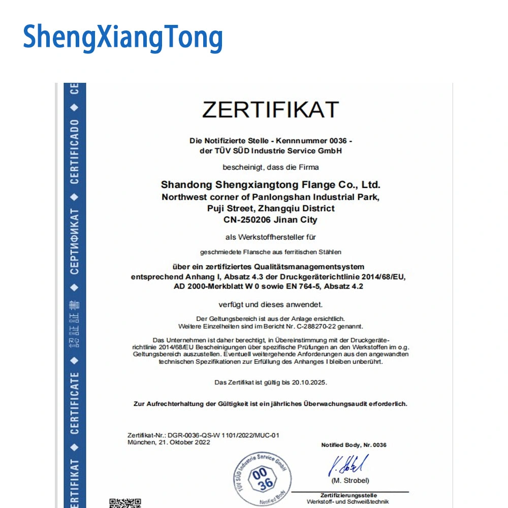 Shengxiangtong Flange Carbon Steel Casting Material St20 A32112821 12820 GOST/ANSI B16.5 Flange