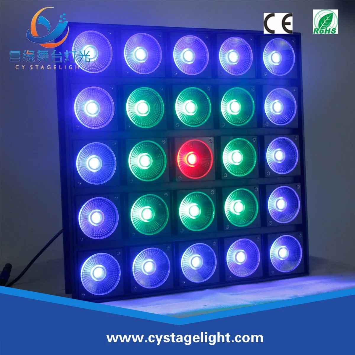 Stade de la Chine Lampe à LED du panneau de matrice 5X5 faisceau de LED de matrice de Jane Night Club éclairage du panneau de lavage