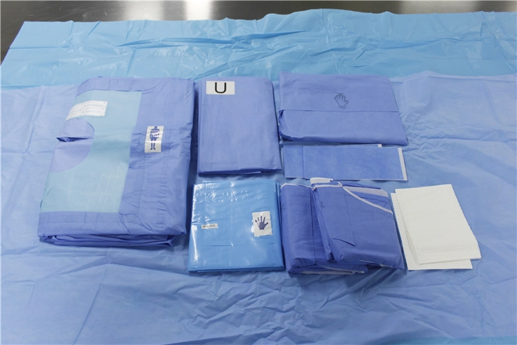 Utilisation de l'hôpital de la hanche orthopédique jetables SURGICAL DRAPE Set Pack chirurgicaux