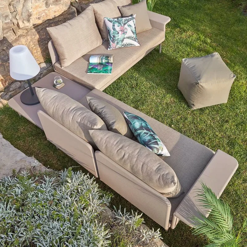Outdoor Leisure Patio Aluminum Garden Sofa Garden Furniture Sofa Set