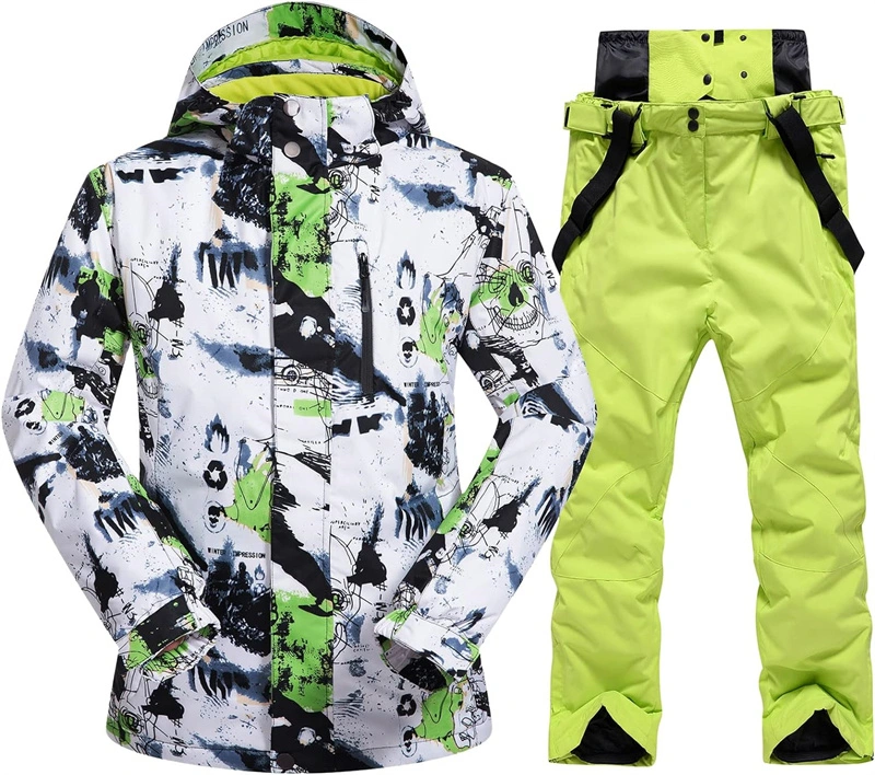 OEM Fashion Windbreaker Breathable Insulated Jumpsuit Overall Sports Snowboarding Winter Ski Jacket Snowboard Suit