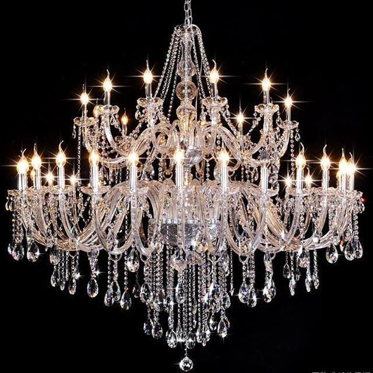 Cor de ouro Círio luxuoso lustre de cristal tecto de vidro da lâmpada pendente para viver Quarto Hall Varanda