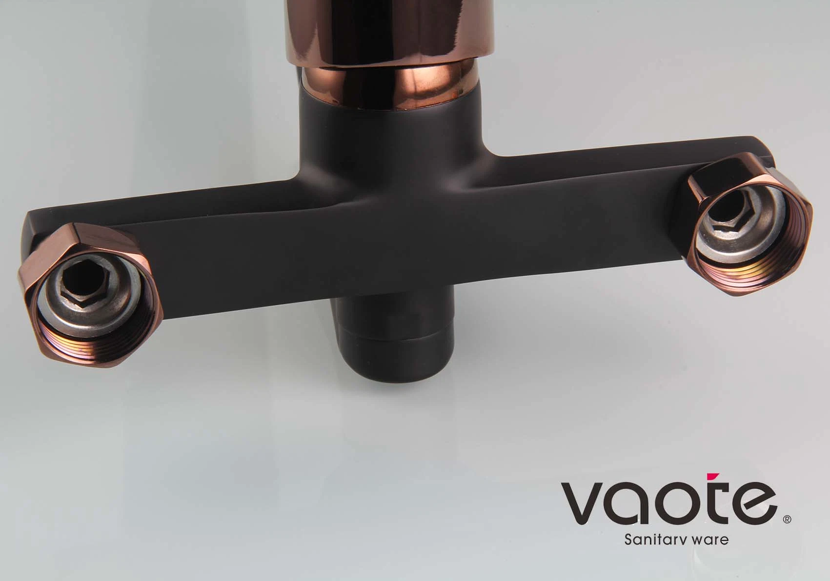 New Design Brass Body Matt Black with Rose Gold Bathroom (VT 14102)