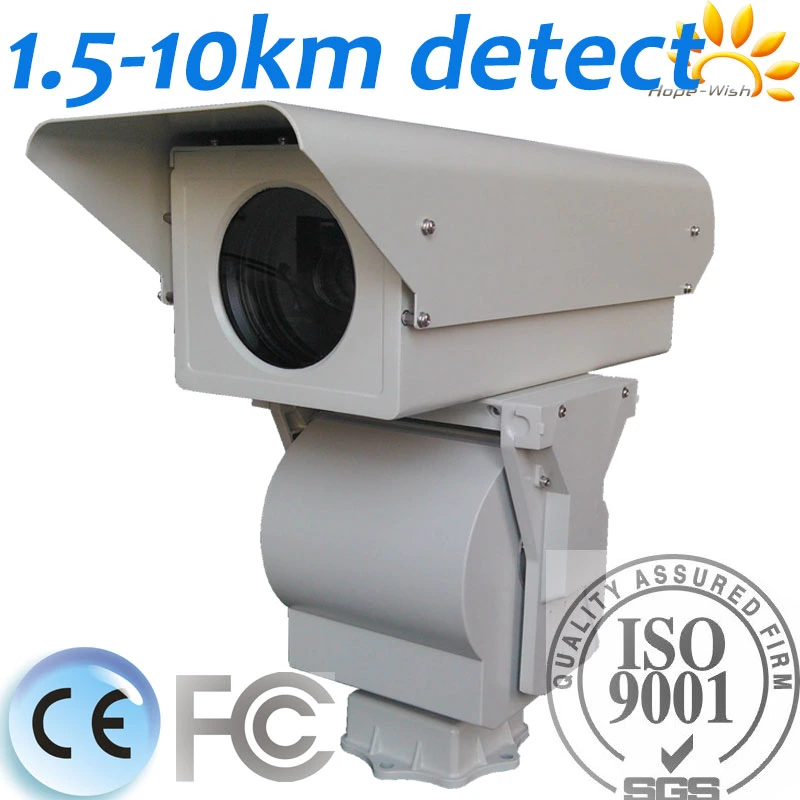 10km Surveillance Long Distance HD CCD CCTV Camera with 360 Degree PTZ