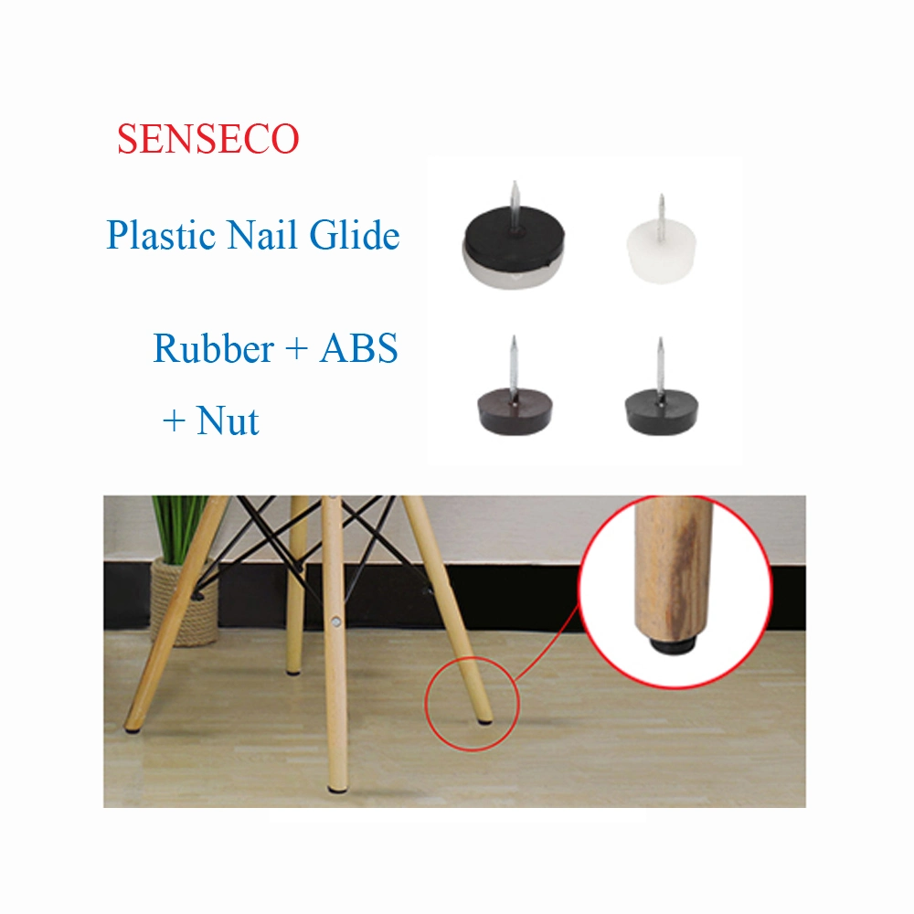 Factory Competitive Price Wholesale/Supplier Chair Glides Furniture Plastic Feet Nails Protect Nail for Floor