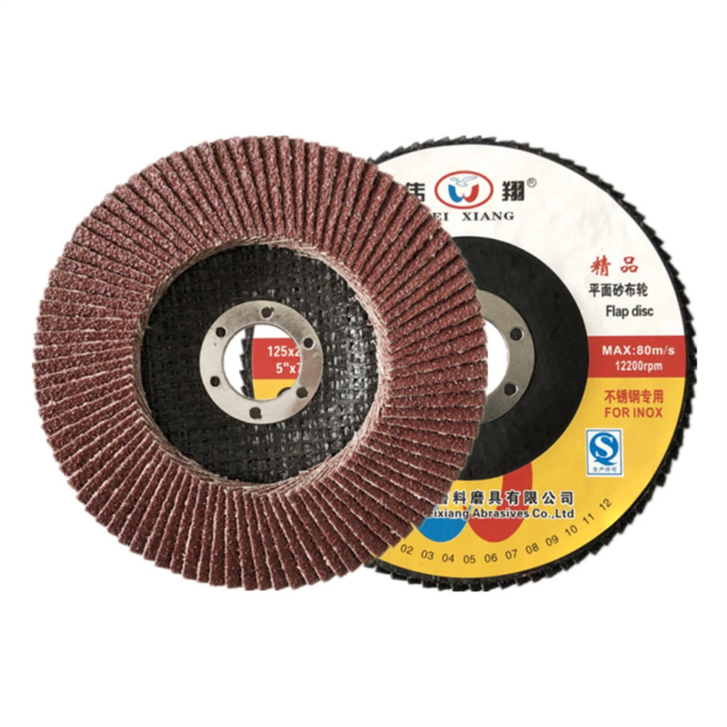 T27/T29 Red Color Flap Wheel for Metal Polishing