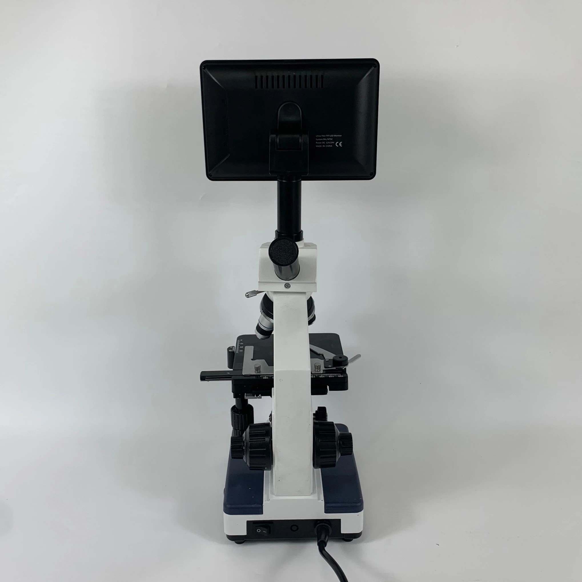 Dual Viewing Head Microscope with Screen Xsp-200V Manufacturer in Ningbo, China