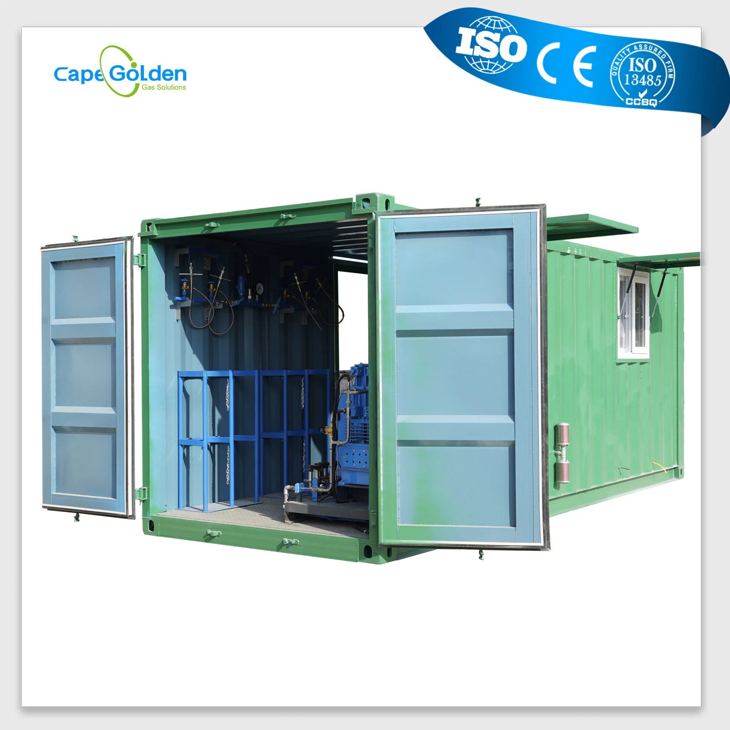 Plug and Play Containerized Psa Oxygen Generator Plus Oxygen Cylinder Filling System No Need Installation and Training