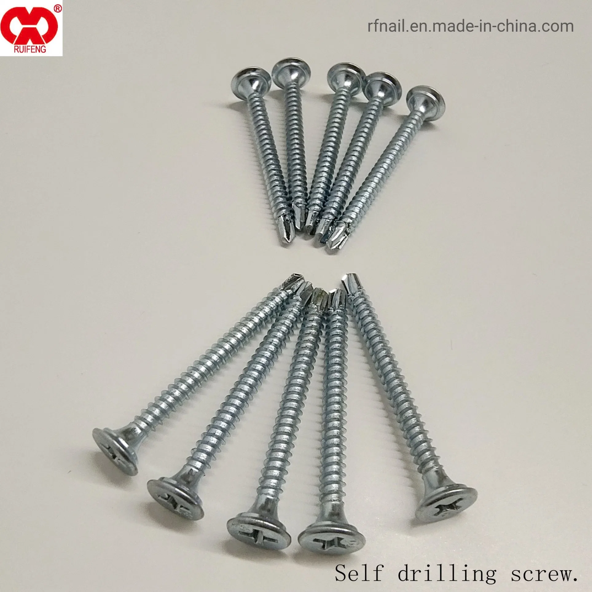 Ruifeng Brand Factory Supplier Competitive Price Steel Galvanized Drywall Screws Fine/ Self Drilling Screw.