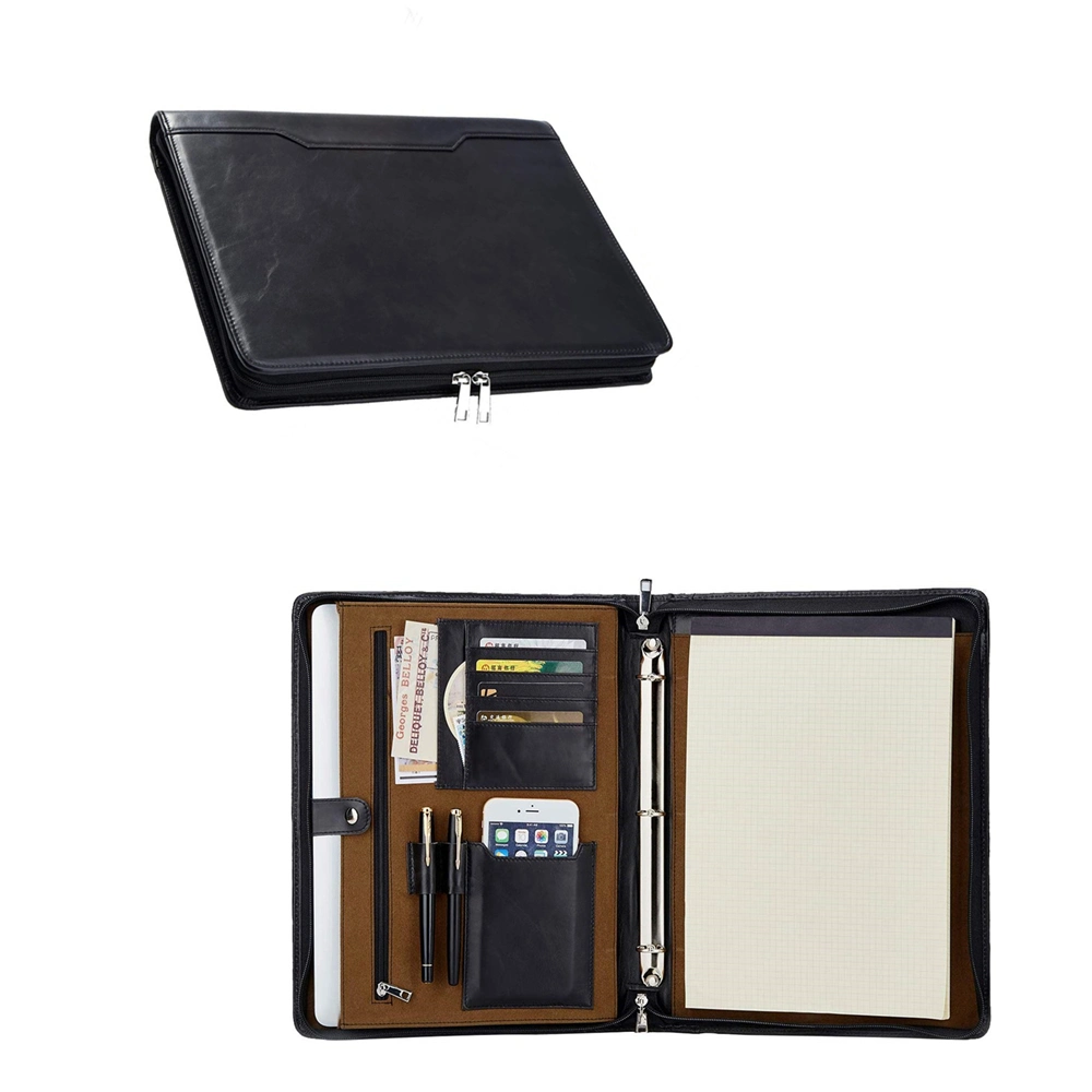 Presentation File Case A4 Business Document Holder Leather Business Folder